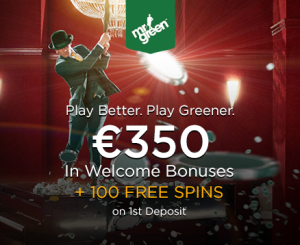 Mr green casino offering 350 Euro signup bonus